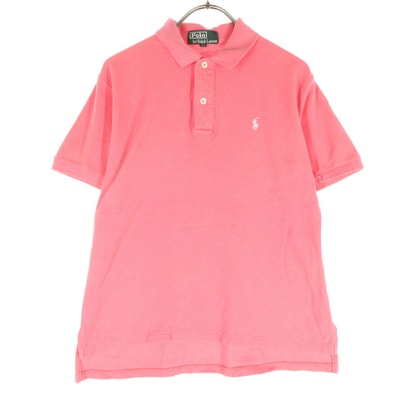 Polo by Ralph Lauren ポロバイラルフローレン コットン ワンポイントロゴ 半袖 ポロシャツ 160 ピンク