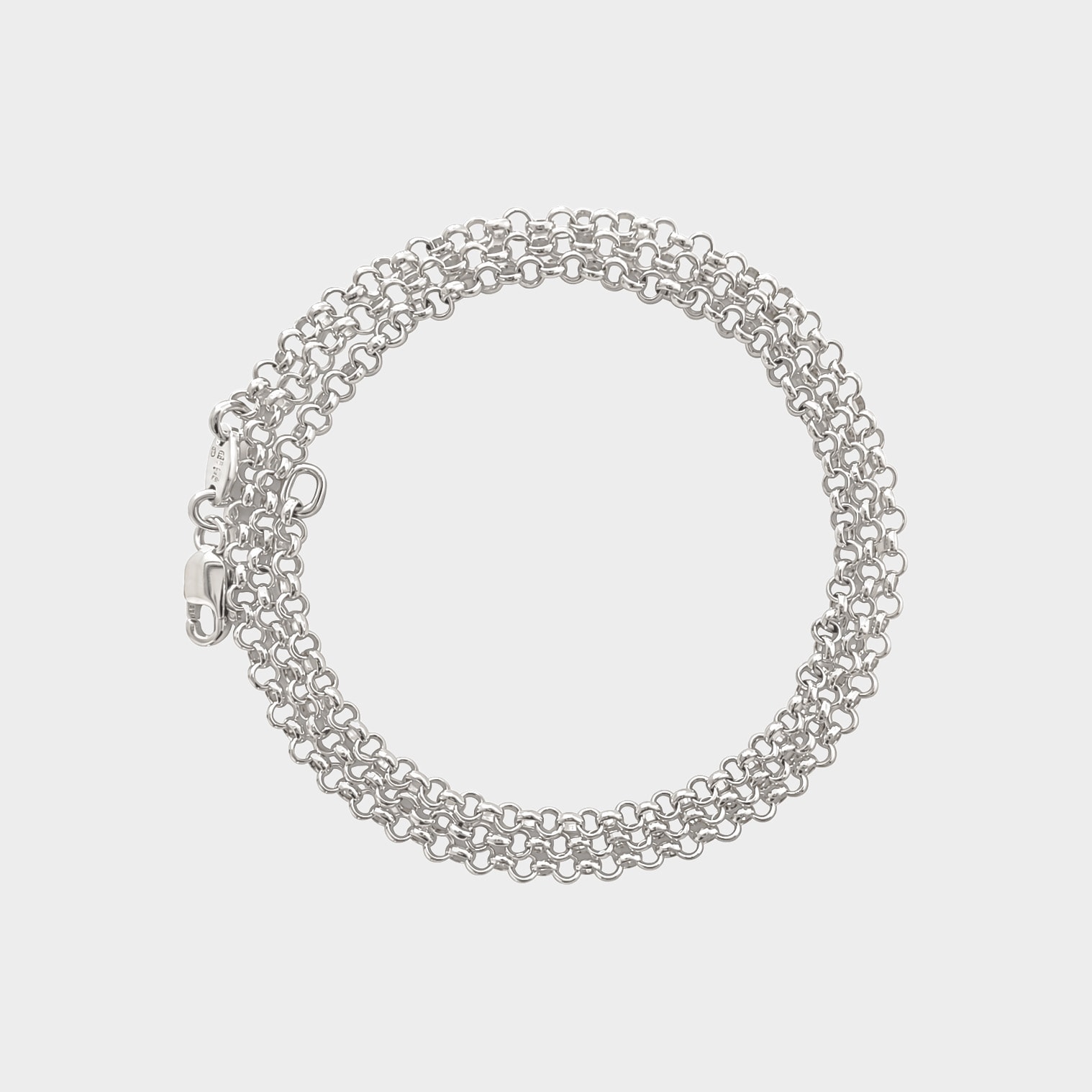 Chrome Hearts Roll Chain Necklace "Silver"