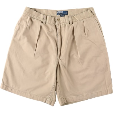 古着 ラルフローレン Ralph Lauren POLO by Ralph Lauren TYLER SHORT ツータック チノショーツ ショートパンツ メンズw34相当/eaa660224
