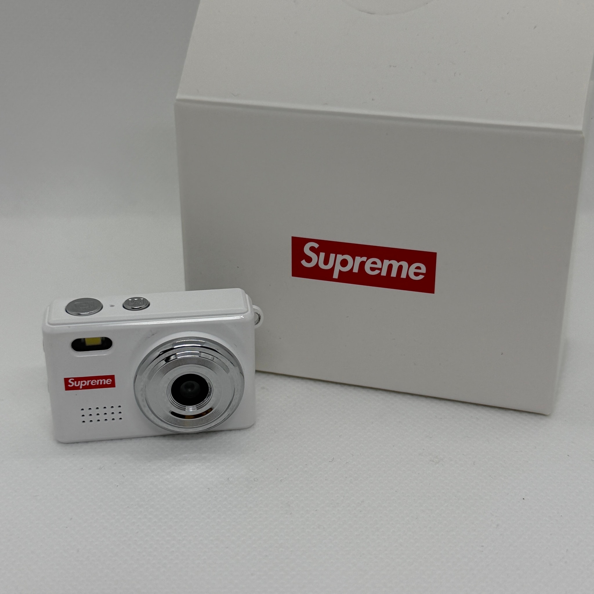 Supreme Digital Camera Keychain "White"