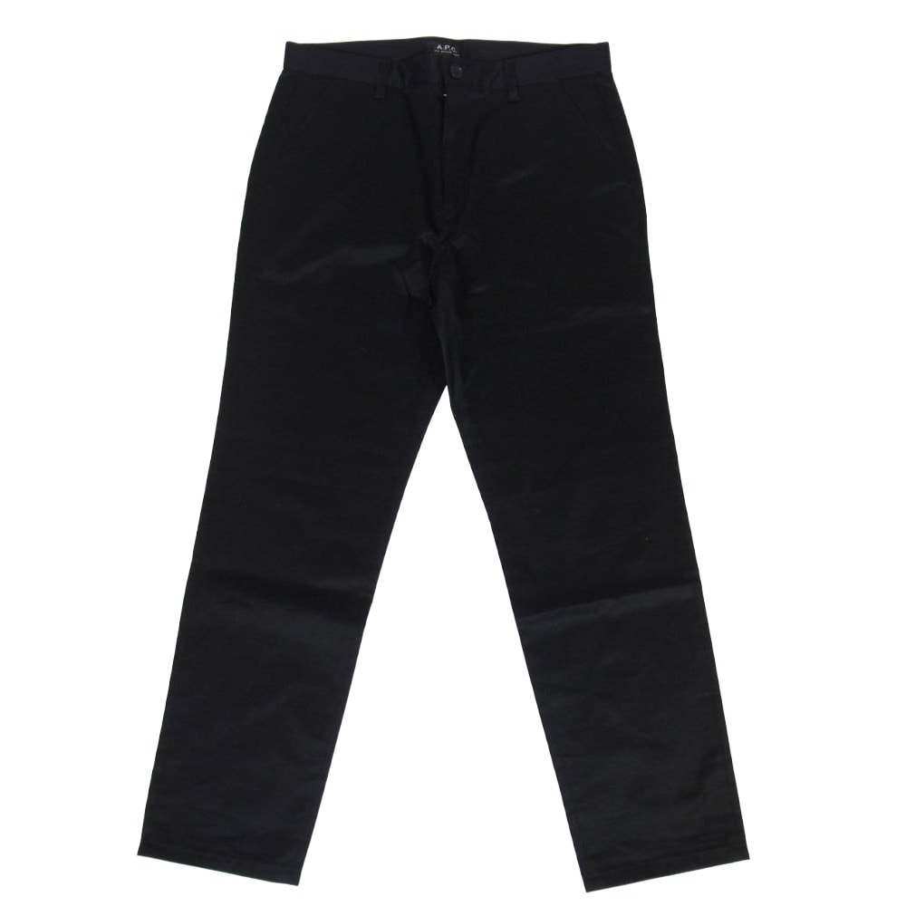 A.P.C. アーペーセー 25182-1-51601 コットン パンツ ボトムス ブラック系 30【中古】