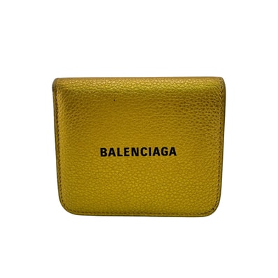 バレンシアガ BALENCIAGA 二つ折り財布 エブリディ コンパクトウォレット ゴールド