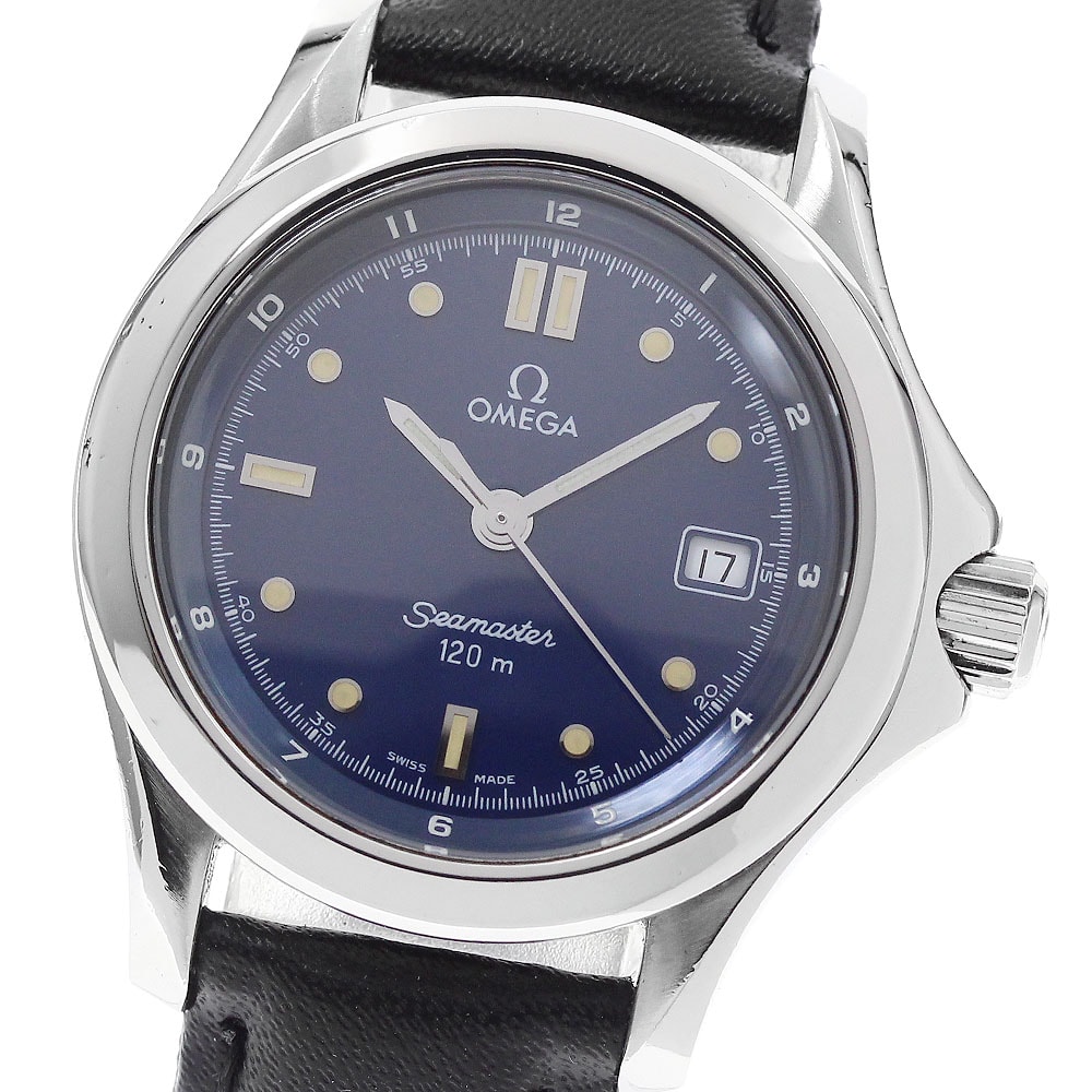 オメガ シーマスター120 デイト 2571.80 レディース 【中古】