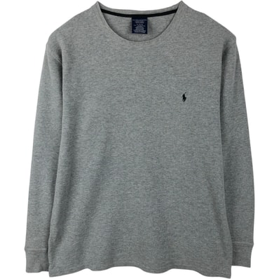 古着 ラルフローレン Ralph Lauren POLO RALPH LAUREN SLEEPWEAR サーマルロンT ワッフル メンズXL相当/eaa654986
