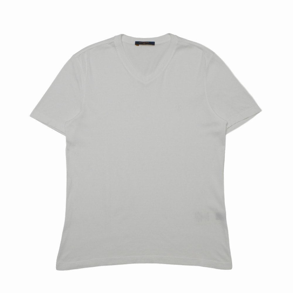 LOUIS VUITTON ルイ・ヴィトン 半袖Tシャツ サイズM サークルLVロゴ イタリア製 ブランド古着【中古】20260520/RA9451