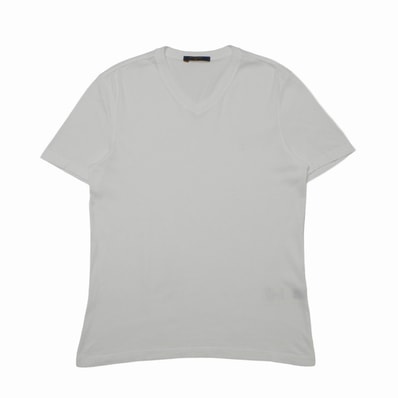 LOUIS VUITTON ルイ・ヴィトン 半袖Tシャツ サイズM サークルLVロゴ イタリア製 ブランド古着【中古】20260520/RA9451