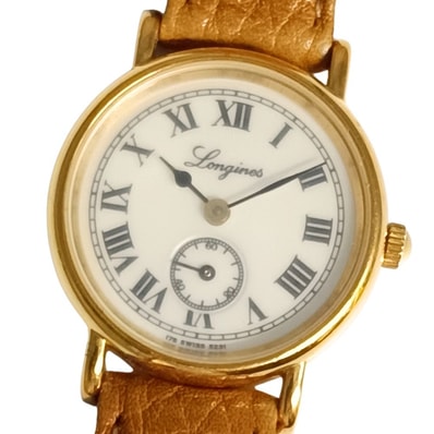 LONGINES ロンジン 5231 チャールストン スモセコ クォーツ レディース 腕時計 C1299