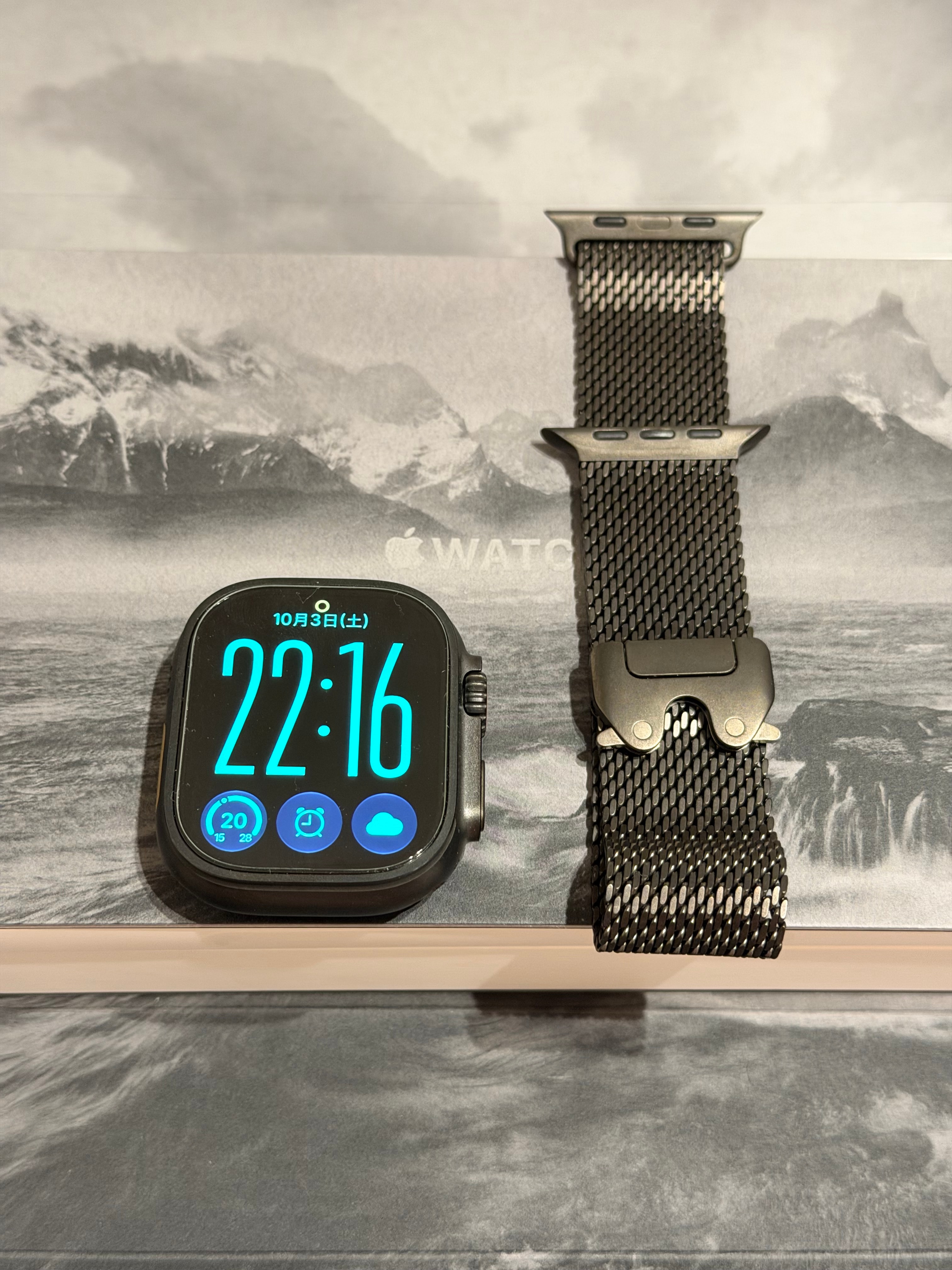 【極美品】Apple Watchultra3 49mm ブラックチタニウム