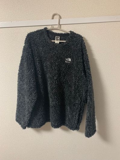 Supreme x The North Face High Pile Fleece Pullover "Black"