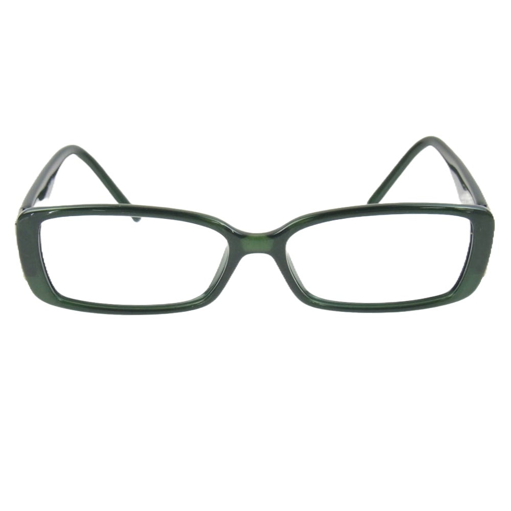 FENDI フェンディ メガネ F975 イタリア製 眼鏡 メガネ アイウェア フレーム:グリーン系 52□14【中古】