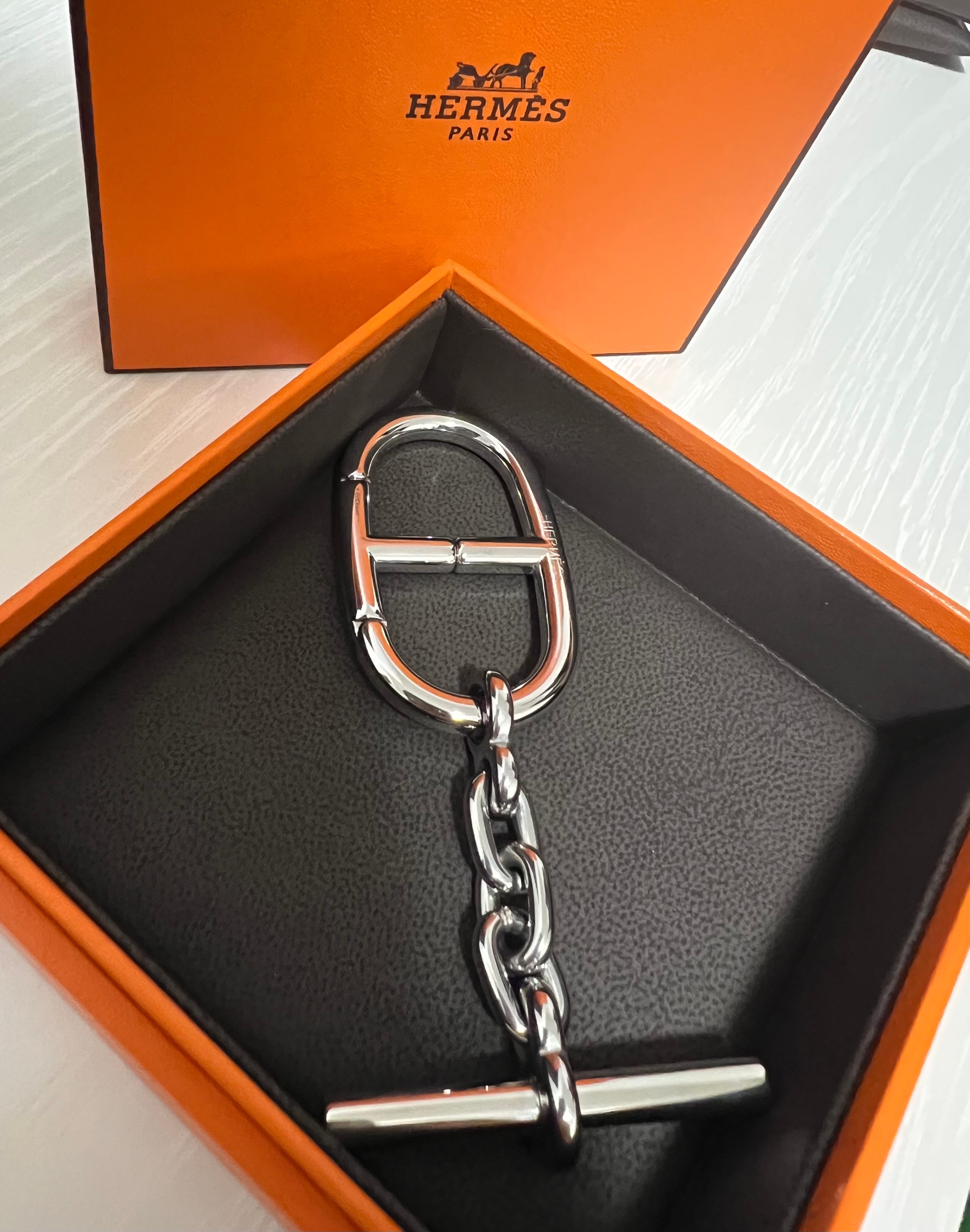 HERMES シェーヌダンクル キーリング