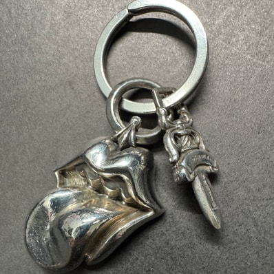 Chrome Hearts #5 Dagger Key Ring "Silver"