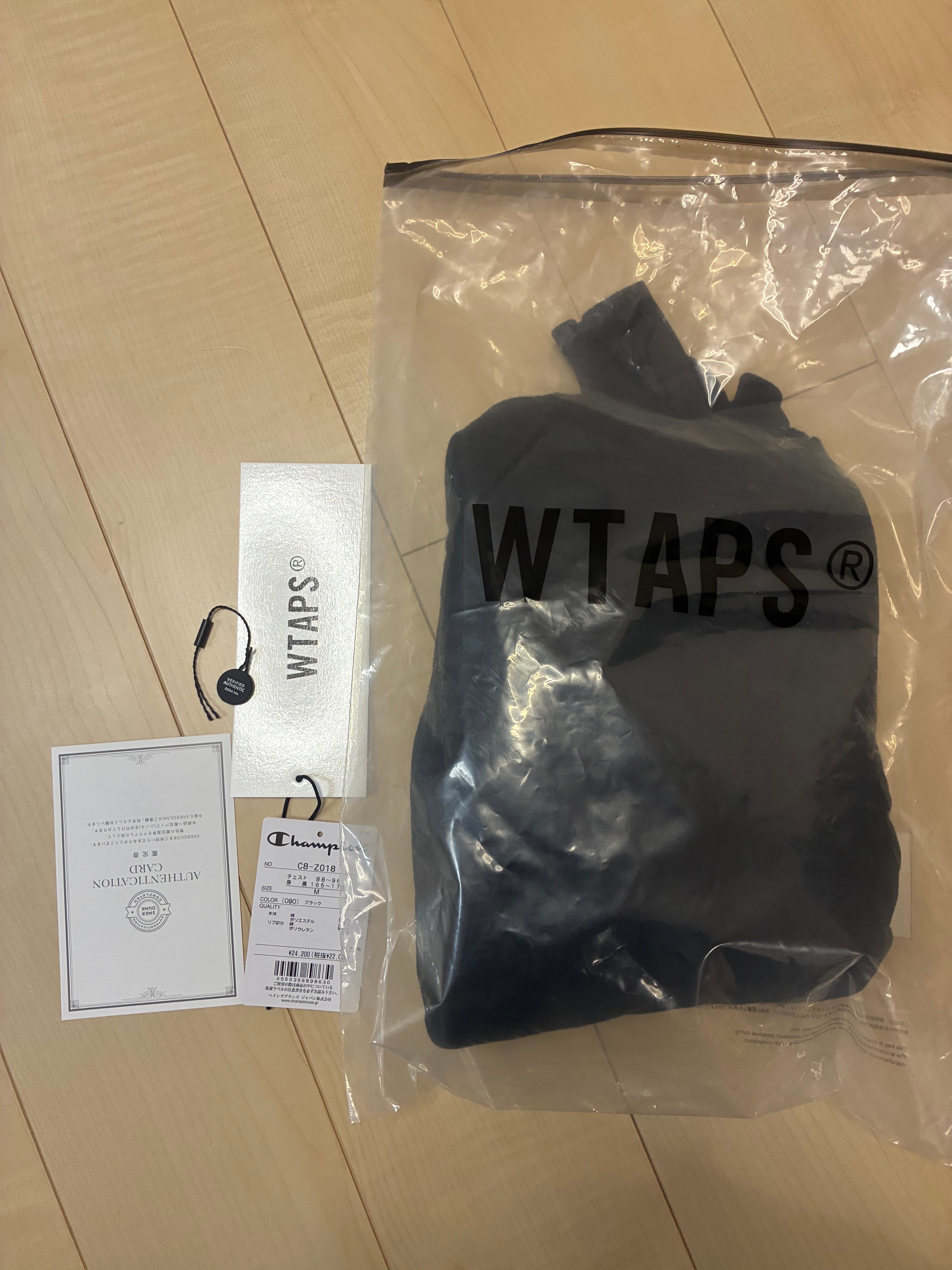 Wtaps x Champion Academy Crew Neck "Black"