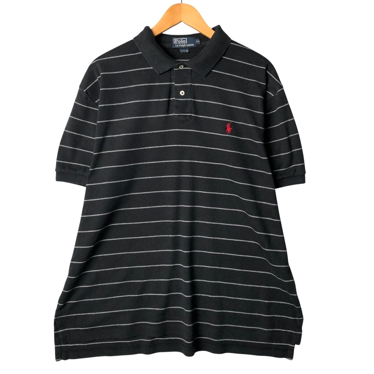 古着 ラルフローレン Ralph Lauren POLO by Ralph Lauren 半袖 ボーダー ポロシャツ メンズXL相当/eaa583175