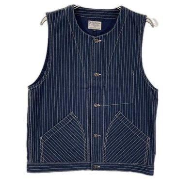 ショット 3122067 ネイビー OLD HICKORY DENIM VEST L