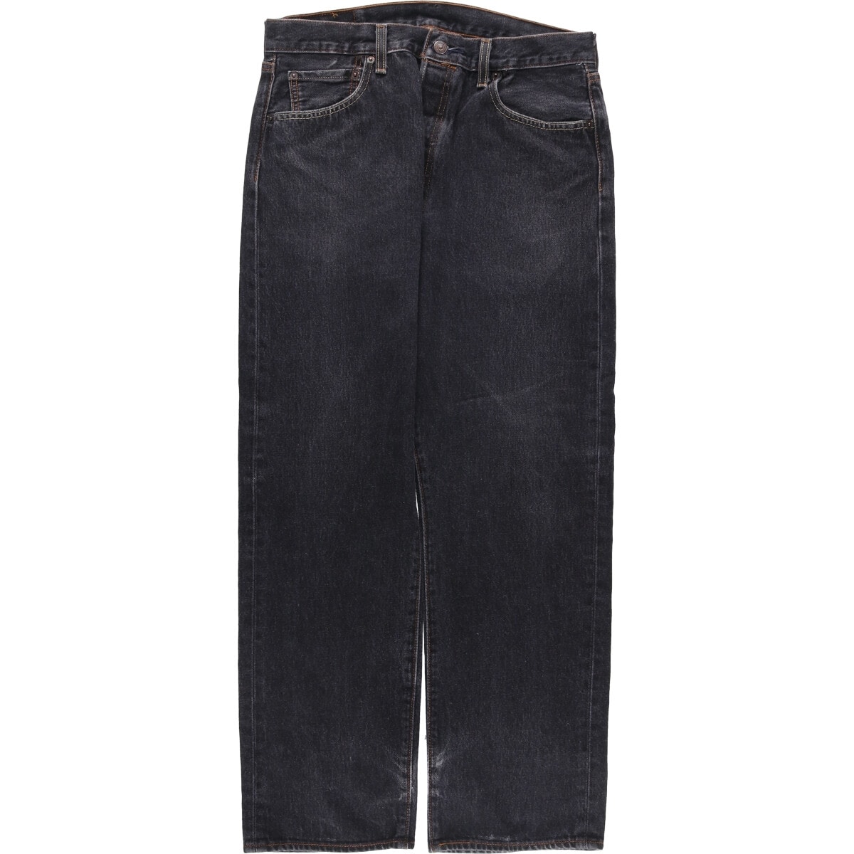 古着 リーバイス Levi's 501 ブラックデニム ストレートデニムパンツ メンズw34相当/eaa554418