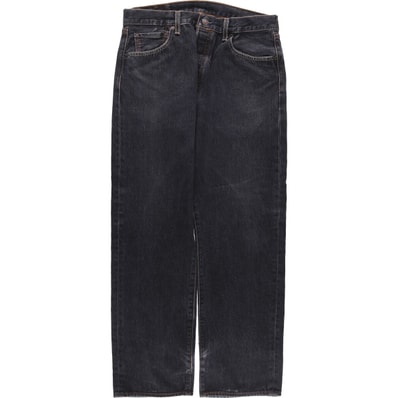 古着 リーバイス Levi's 501 ブラックデニム ストレートデニムパンツ メンズw34相当/eaa554418