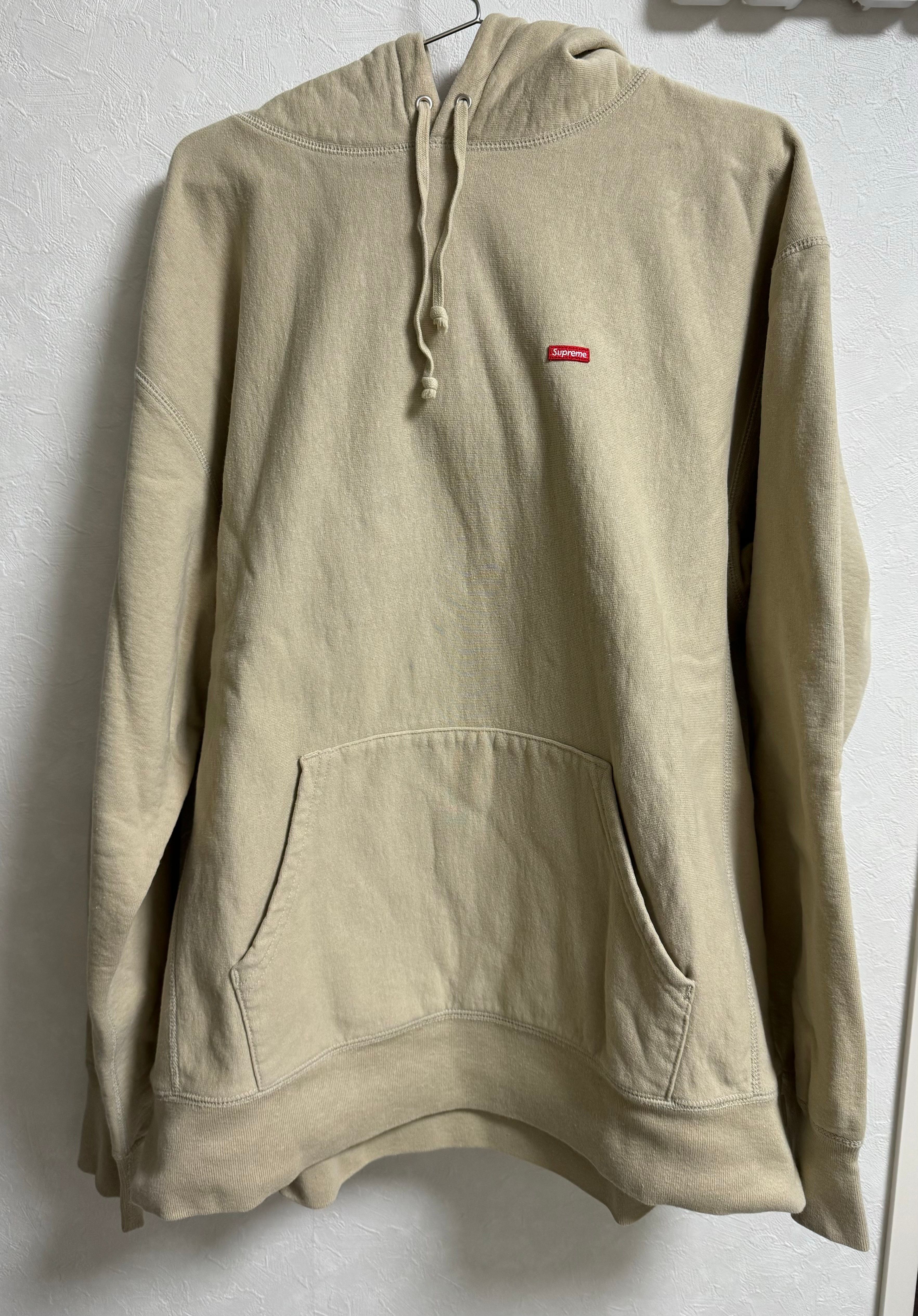Supreme Small Box Hooded Sweatshirt "Taupe" (21FW)