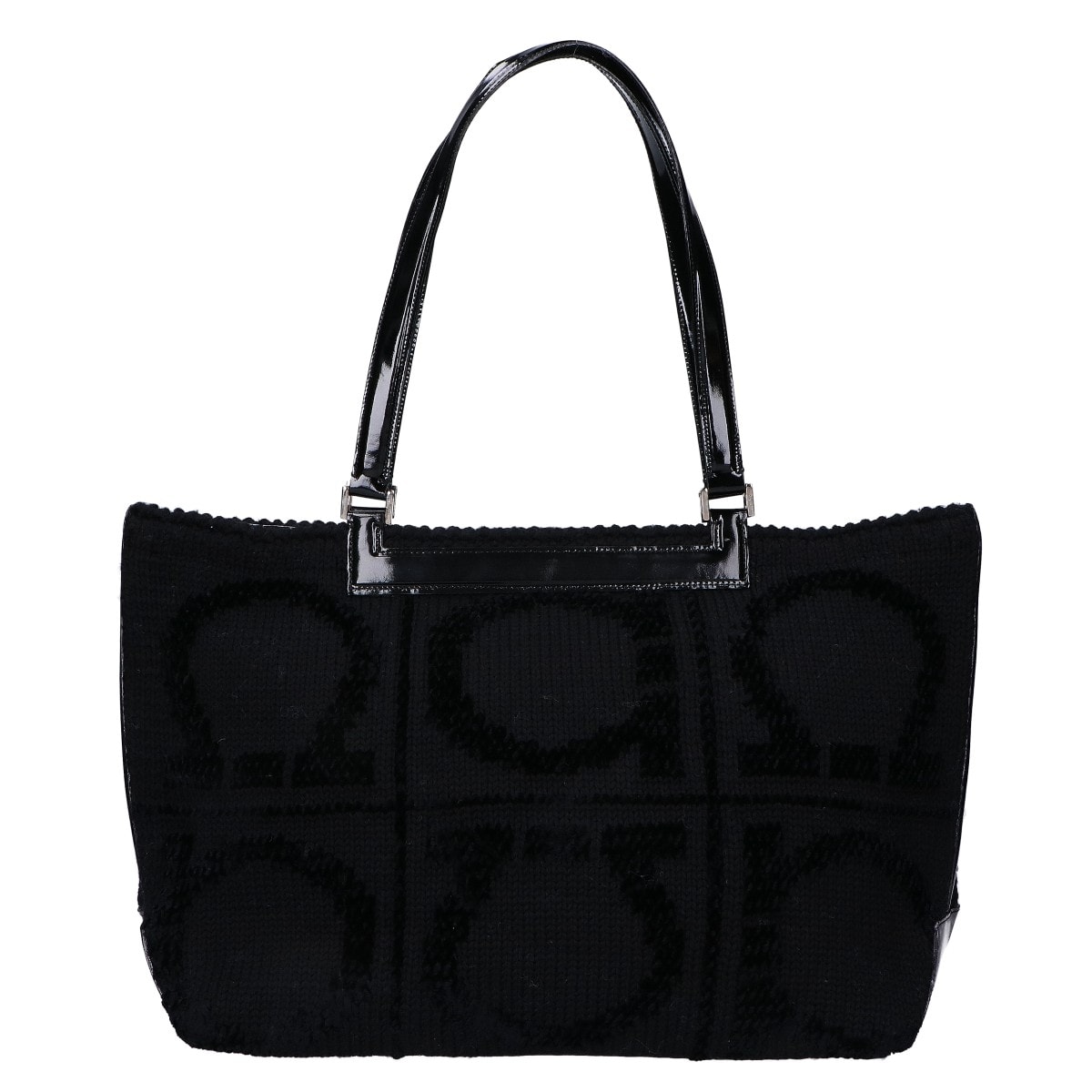 サルヴァトーレフェラガモ DV-21 0830 ガンチーニモチーフ ウールｘエナメル