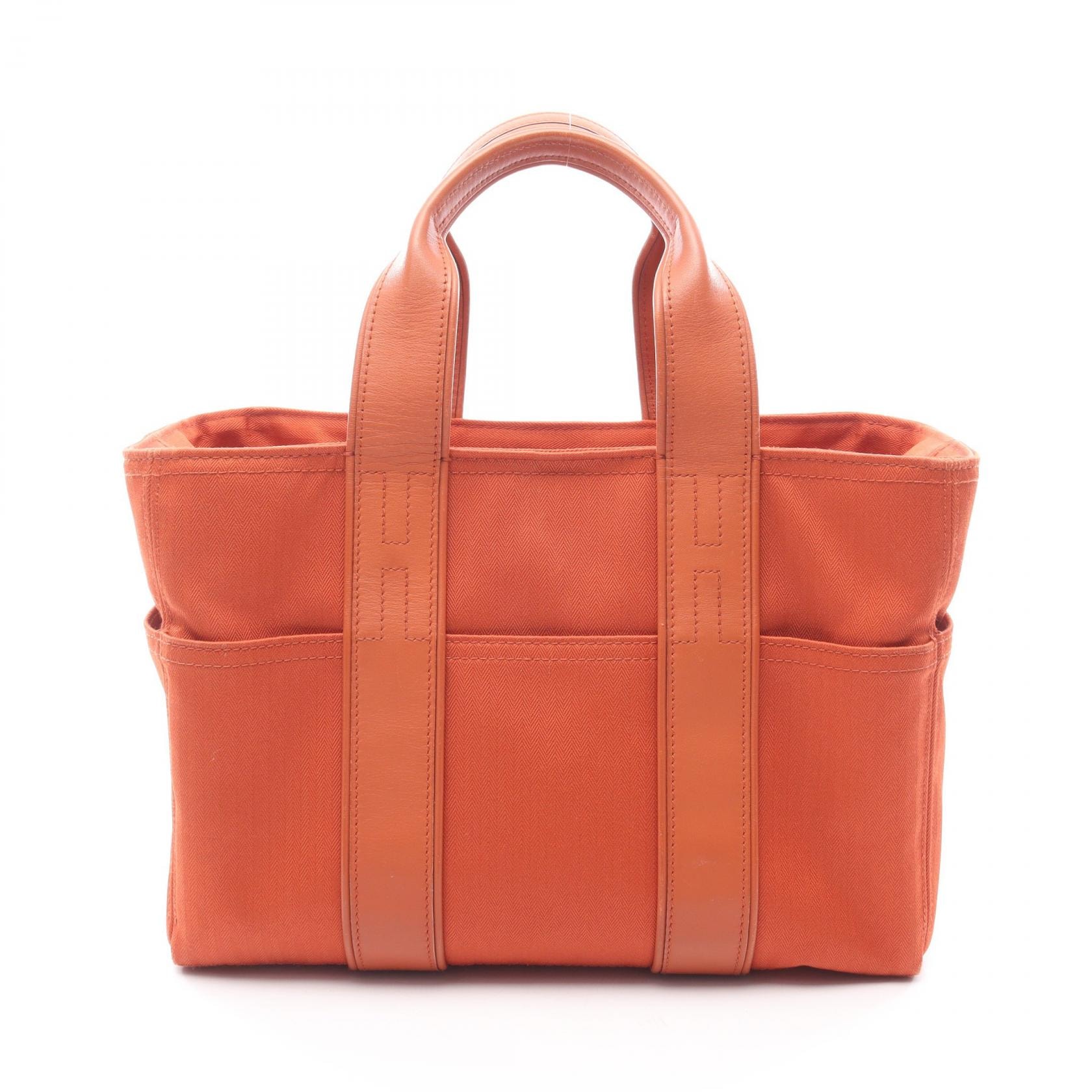 エルメス HERMES アカプルコPM トートバッグ バッグ レザー トワルシェブロン トワルシェブロン ポティロン レディース ブラウン系 047610CK 【中古】