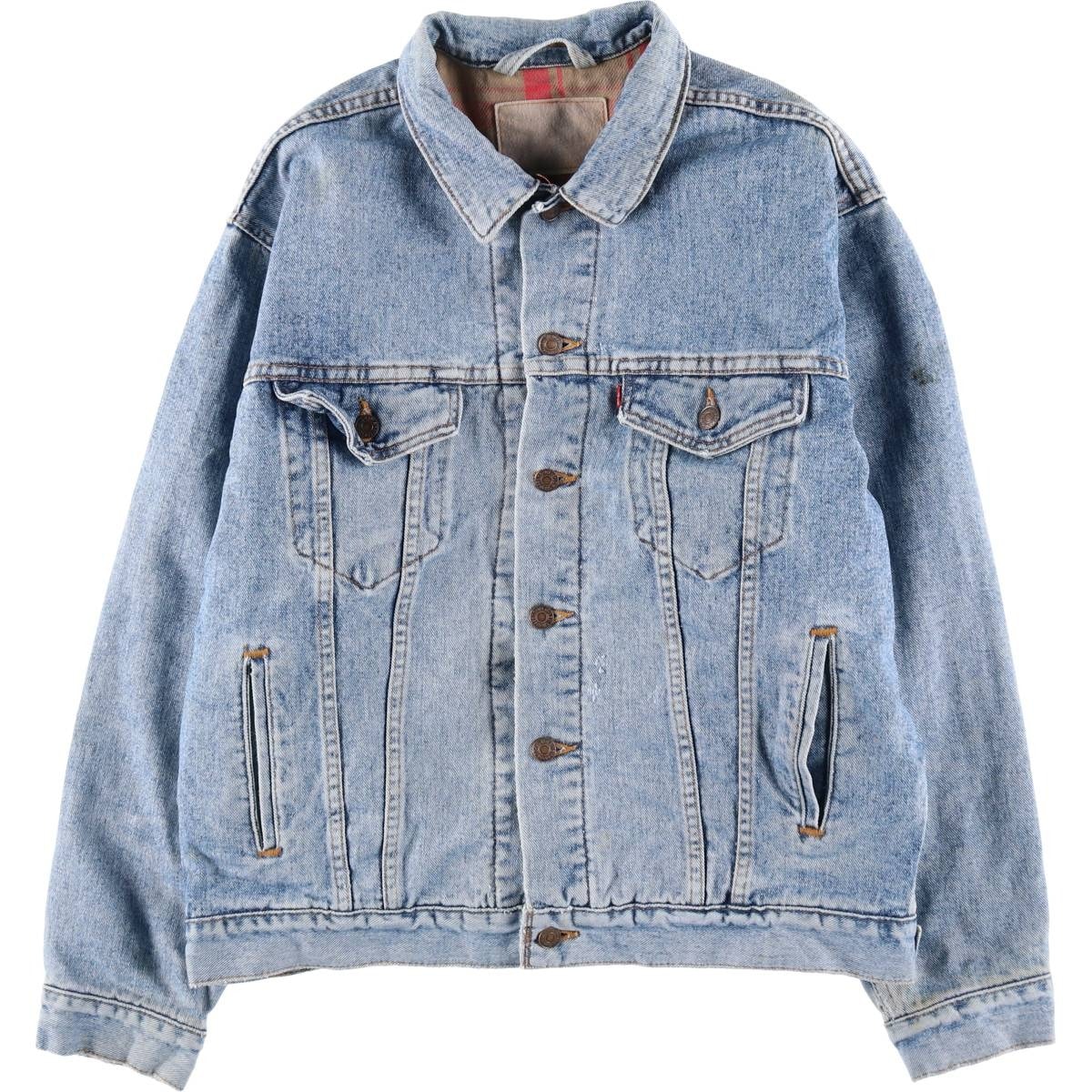 古着 90年代 リーバイス Levi's デニムジャケット Gジャン USA製 メンズL相当 ヴィンテージ/eaa514961