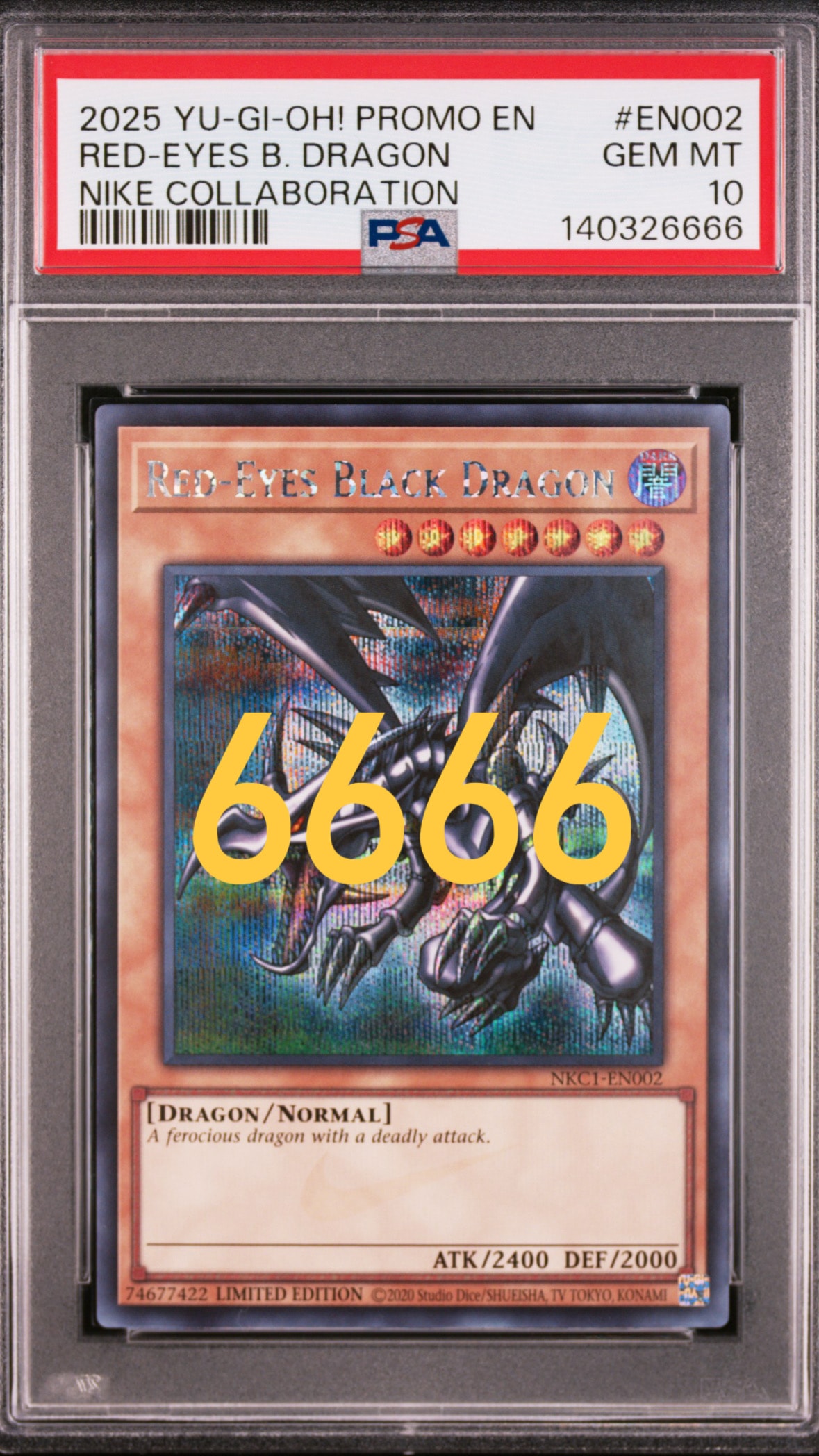 真紅眼の黒竜 SE [NKC1-EN002](遊戯王 x ナイキ エアーマックス 95 QS エアーマッスル House of Duel - 童実野町決闘遊戯館 限定プロモ) 