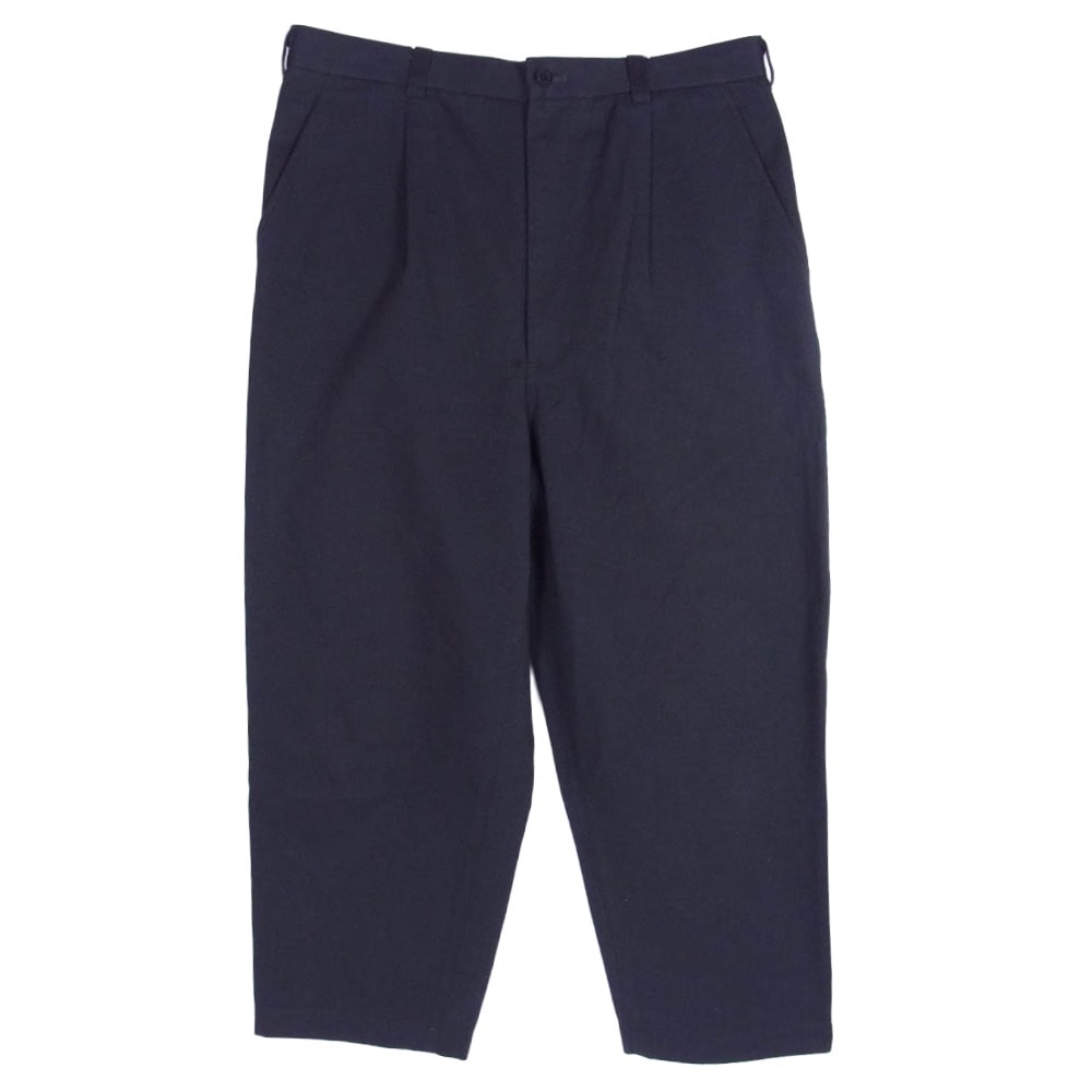 COMME des GARCONS HOMME コムデギャルソンオム パンツ 22AW HJ-P003 AD2022 コットン チノ クロス トラウザーズ パンツ チャコール系 M【中古】