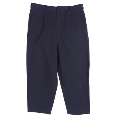 COMME des GARCONS HOMME コムデギャルソンオム パンツ 22AW HJ-P003 AD2022 コットン チノ クロス トラウザーズ パンツ チャコール系 M【中古】
