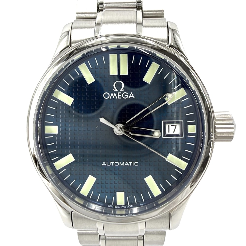 OMEGA オメガ 腕時計 AT デイト Cal.1108 166.0312 自動巻き ステンレススチール メンズ 美品【中古品】