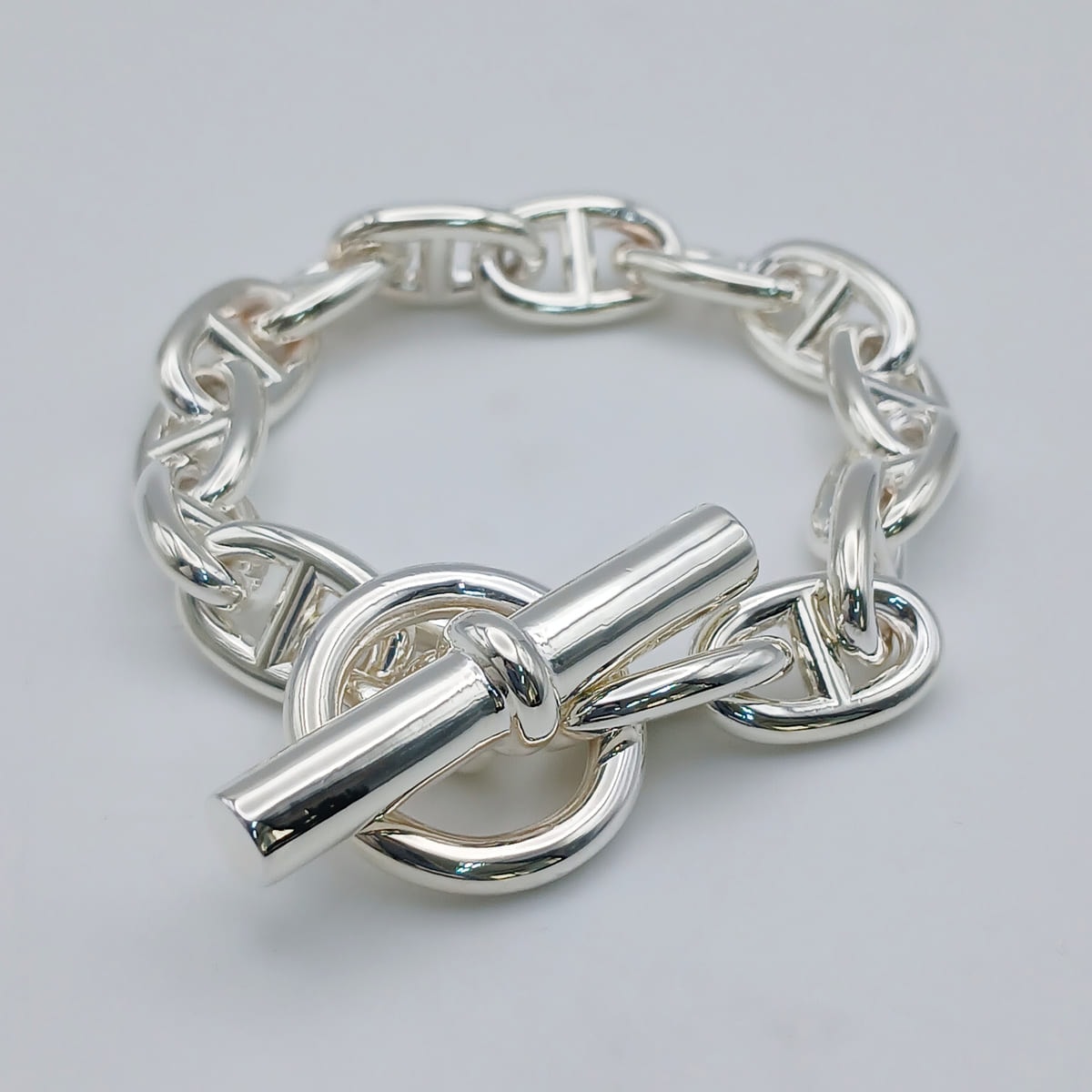 Hermes Chaine D'ancre MM Bracelet "Silver"