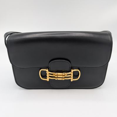 セリーヌ/CELINE ホースビット ヴィンテージ ショルダーバッグ レザー