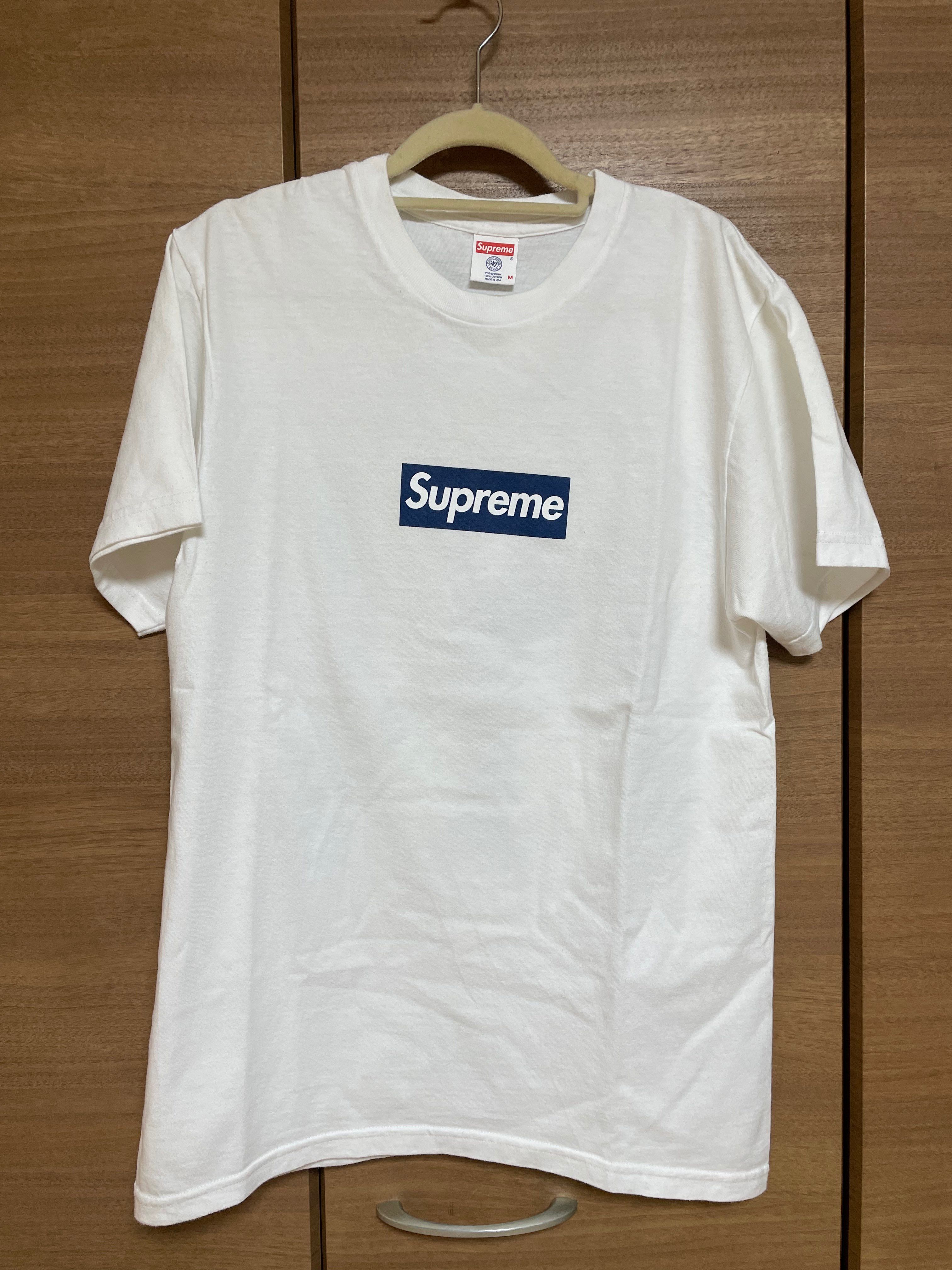 Supreme New York Yankees Box Logo Tee "White"