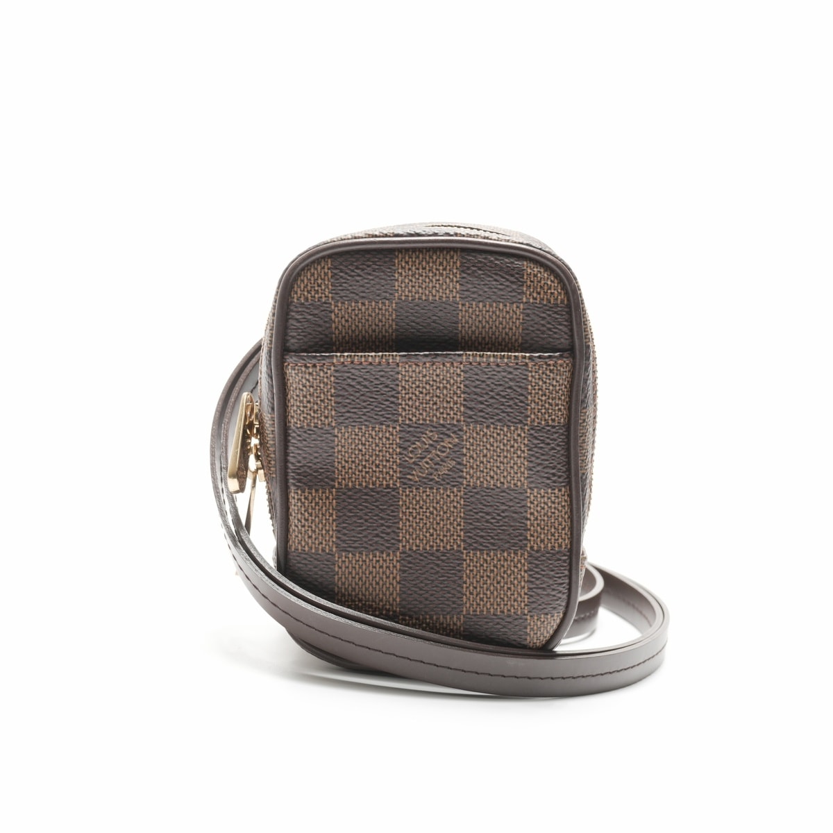 ヴィトン LV 2007年製 ダミエ エテュイ オカピ PM ショルダーバッグ【中古】