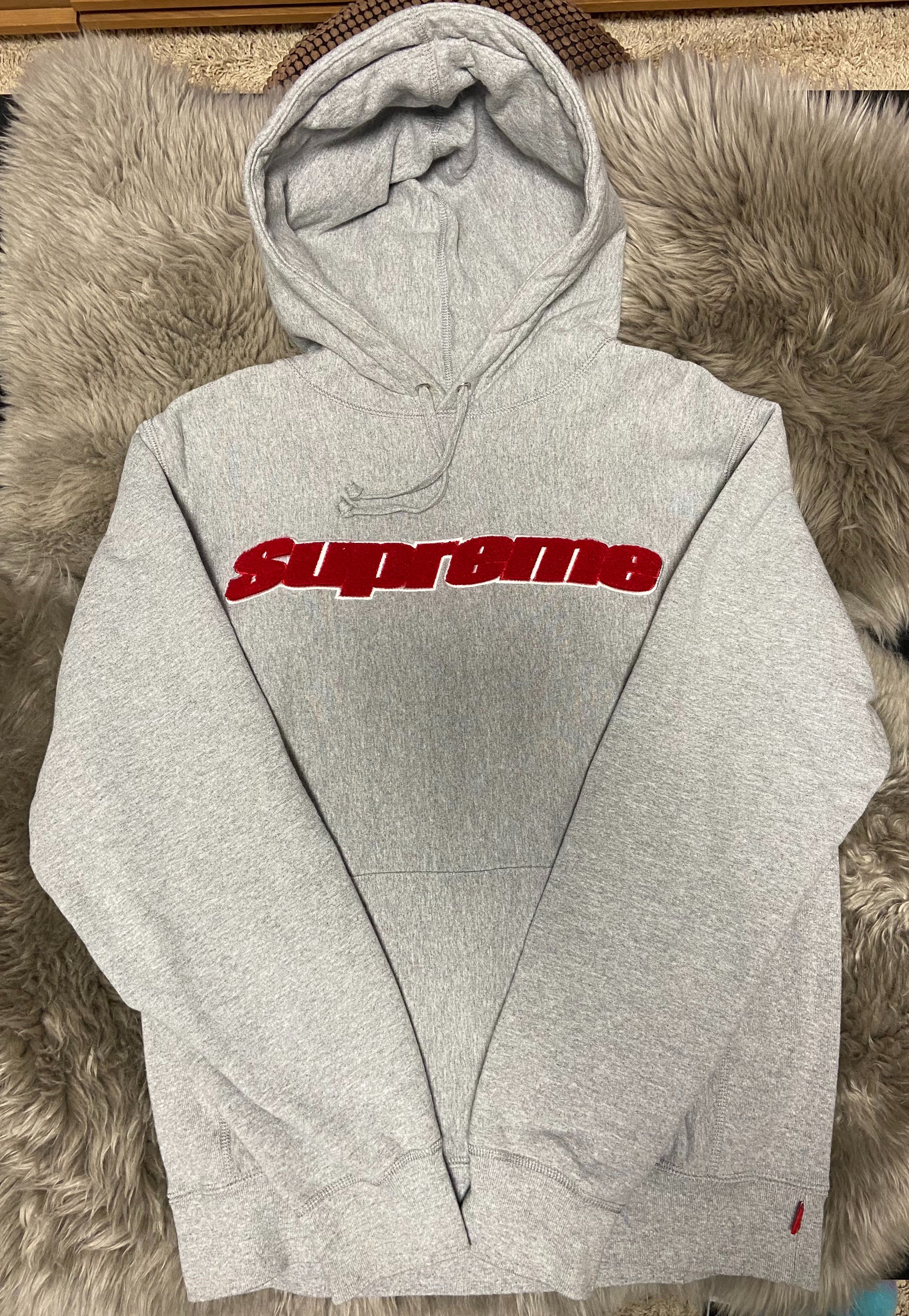supreme Chenille Hooded Sweatshirt
