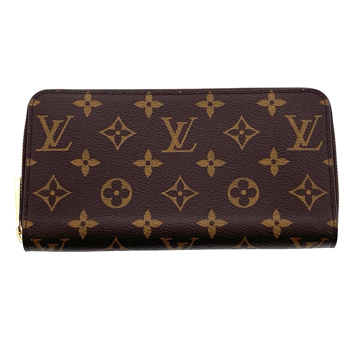 LOUIS VUITTON ルイ・ヴィトン モノグラム ジッピー ウォレット 長財布 M41895 モノグラム ブラウン フューシャ  レディース【中古】