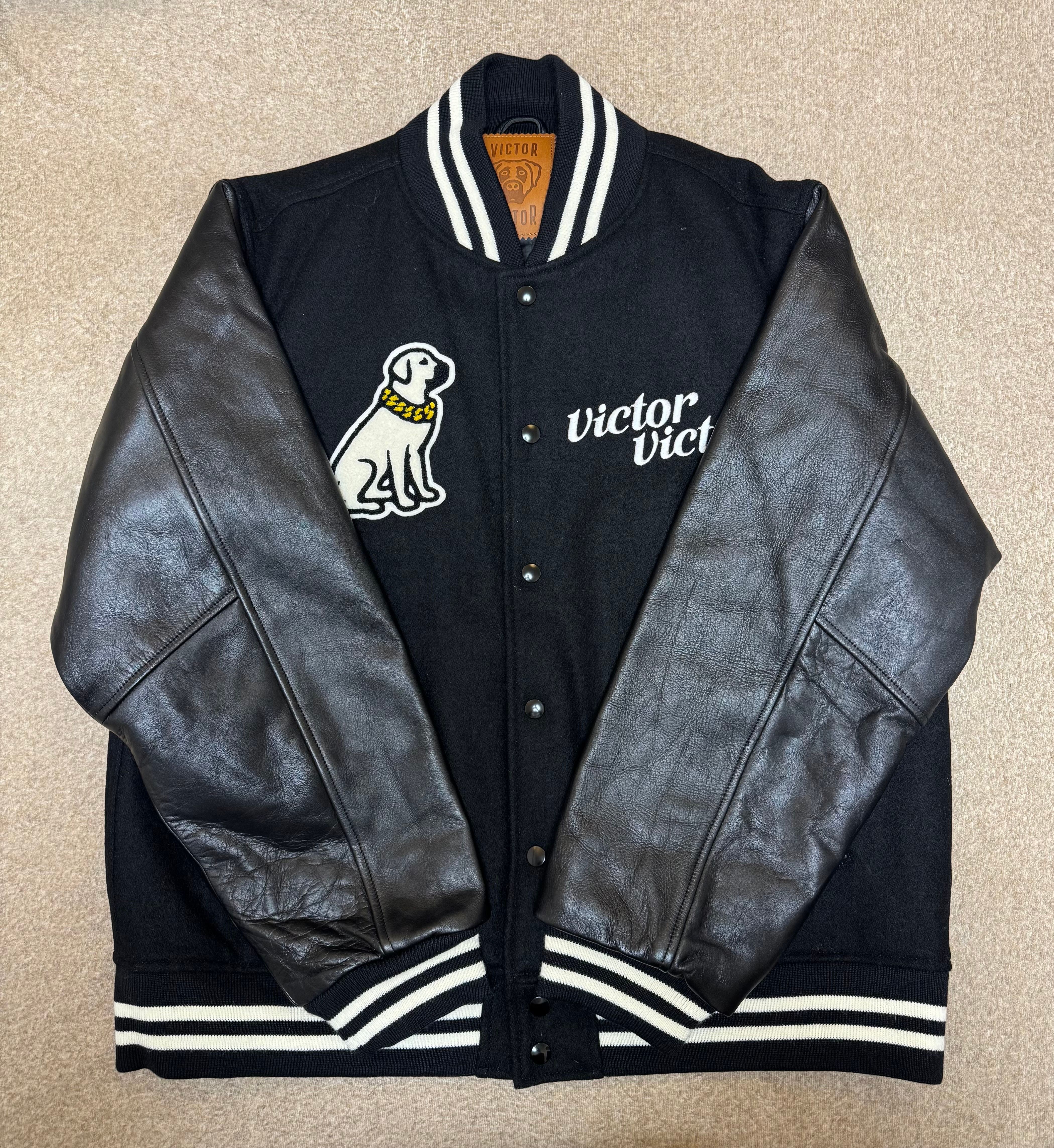 Victor Victor Worldwide Varsity Jacket "Black"