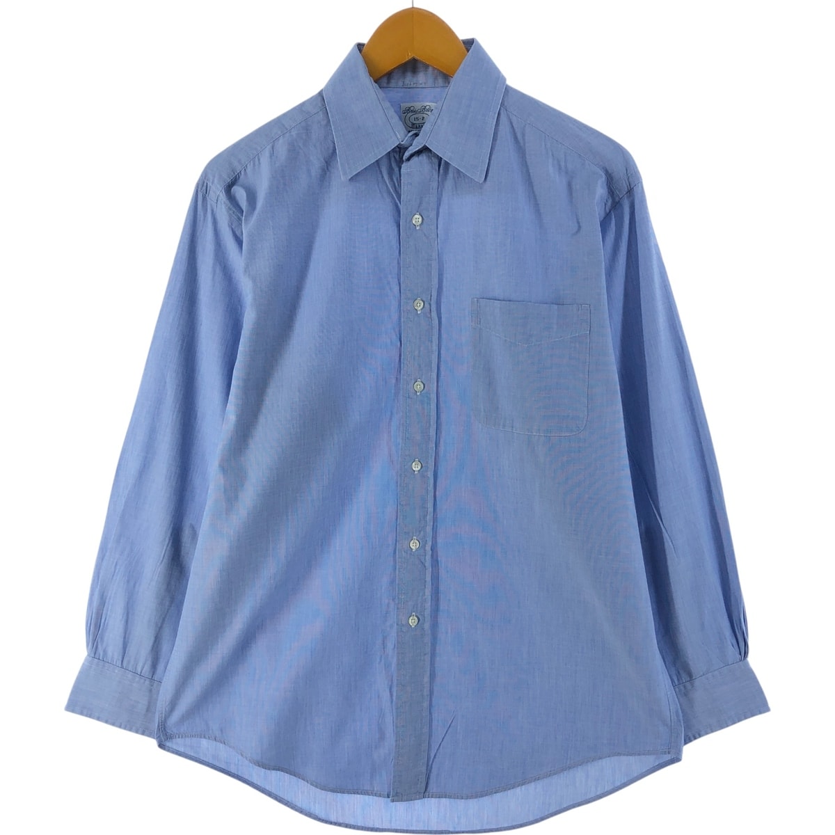 古着 ブルックスブラザーズ Brooks Brothers MAKERS RELAXED FIT 長袖 コットンシャツ USA製 メンズM相当/eaa538722