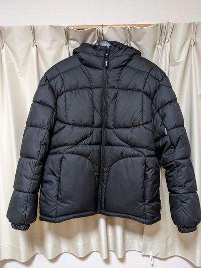 Supreme Warp Hooded Puffy Jacket "Black"