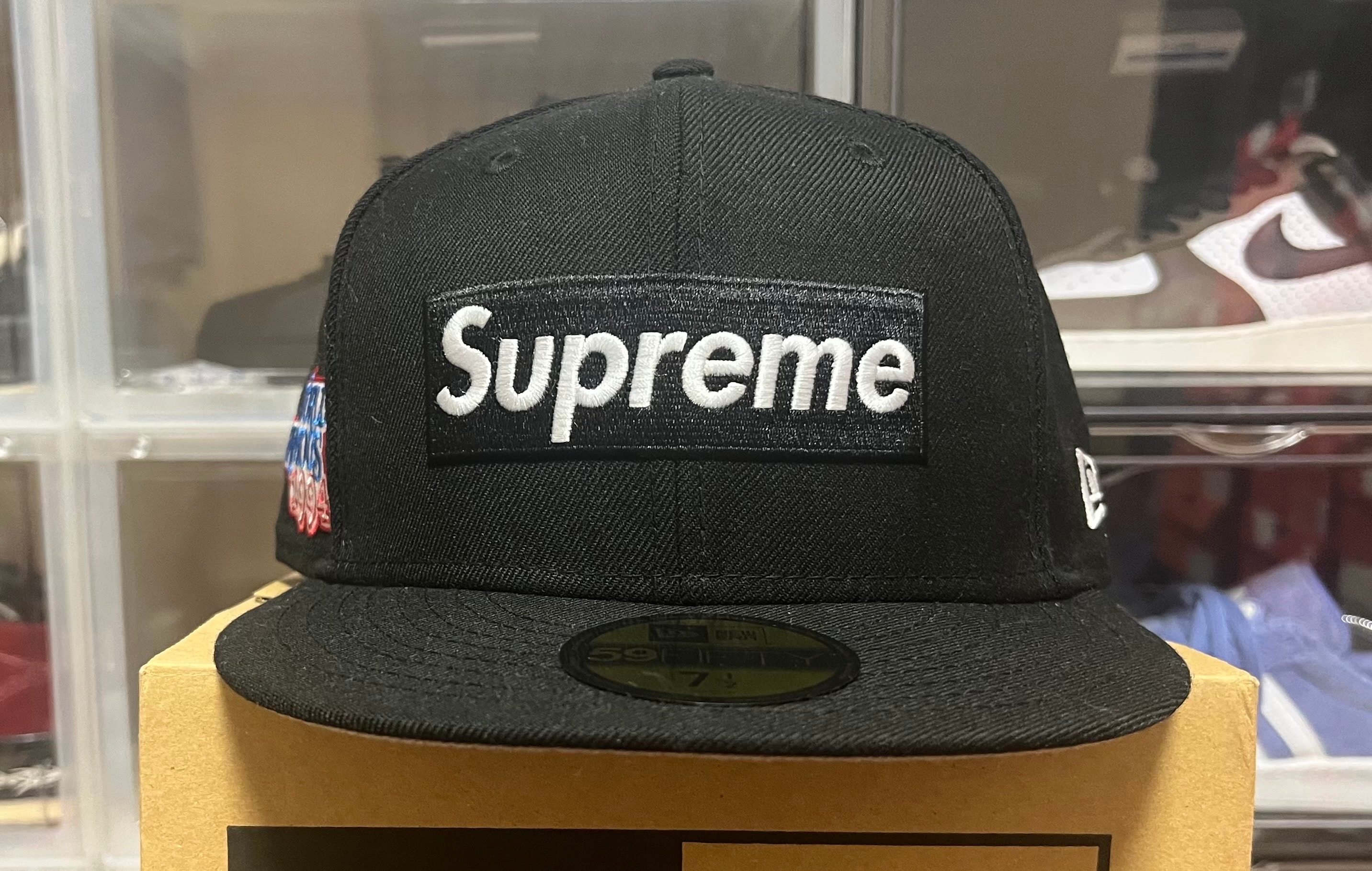 supreme World famous box logo cap シュプリーム ボックスロゴキャップ