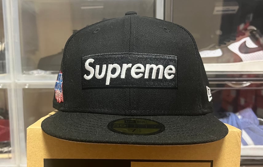 A (未使用に近い)】supreme World famous box logo cap シュプリーム A (未使用に近い)】supreme World famous box logo cap シュプリーム