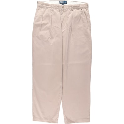 古着 ラルフローレン Ralph Lauren POLO by Ralph Lauren ANDREW PANT ツータック チノパンツ メンズw36相当/eaa634960 【中古】 【260424】/eaa634960