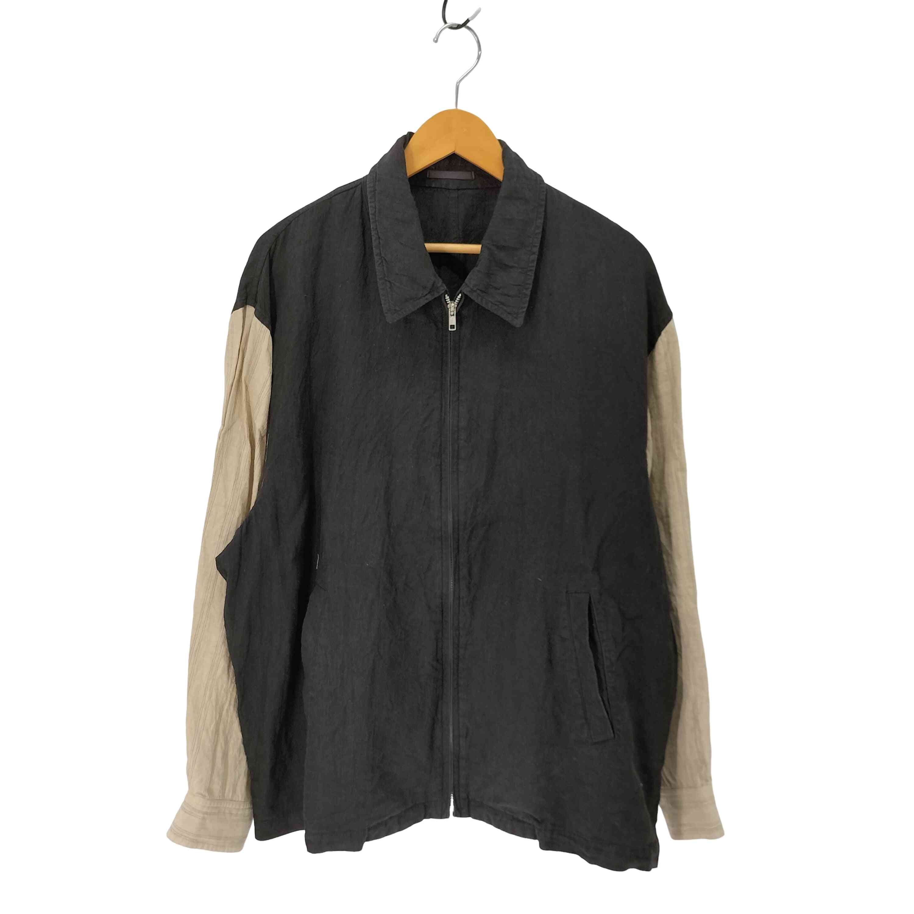 田中オム 袖切替 リネン ブルゾン【1141225705123】