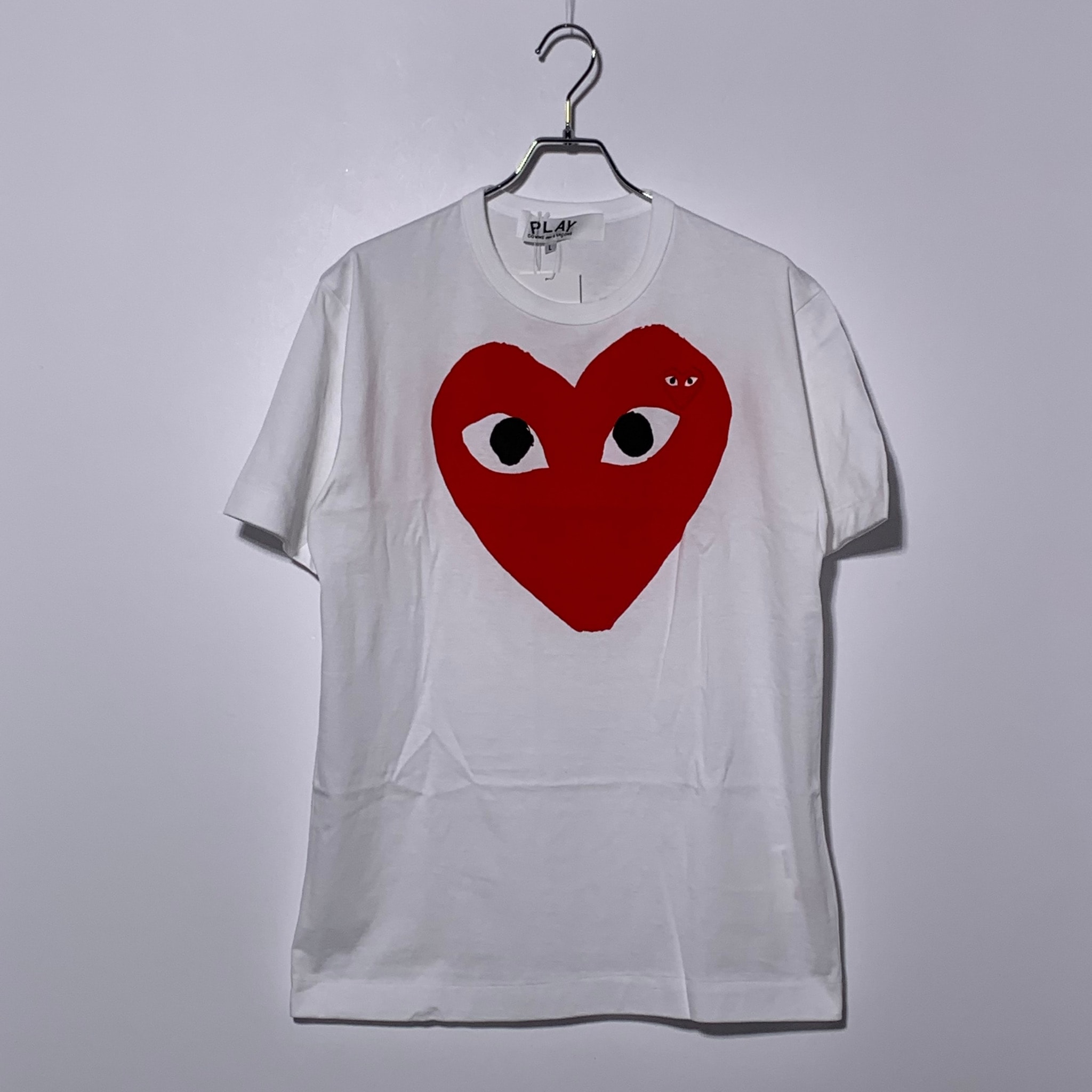 PLAY COMME des GARCONS T-Shirt AX-T026-051 "White"