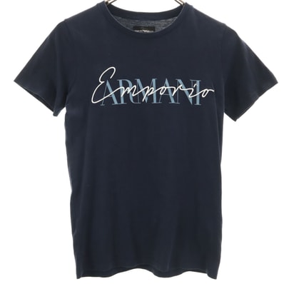 Emporio Armani エンポリオアルマーニ 半袖 Tシャツ 12A/154 ネイビー