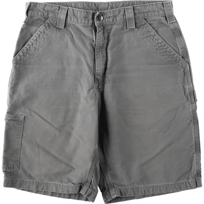 古着 カーハート Carhartt ORIGINAL FIT ダック地ペインターショーツ ショートパンツ メンズw34相当/eaa620622