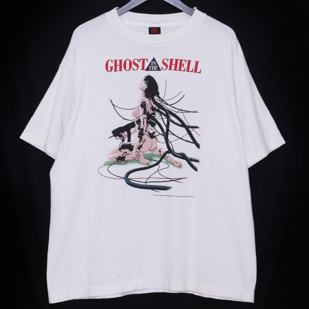 SAINT Mxxxxxx x GHOST IN THE SHELL GS_SS Tee_GITS "White" SM-YS1-0000-C32
