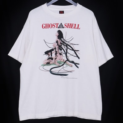 SAINT Mxxxxxx x GHOST IN THE SHELL GS_SS Tee_GITS "White" SM-YS1-0000-C32