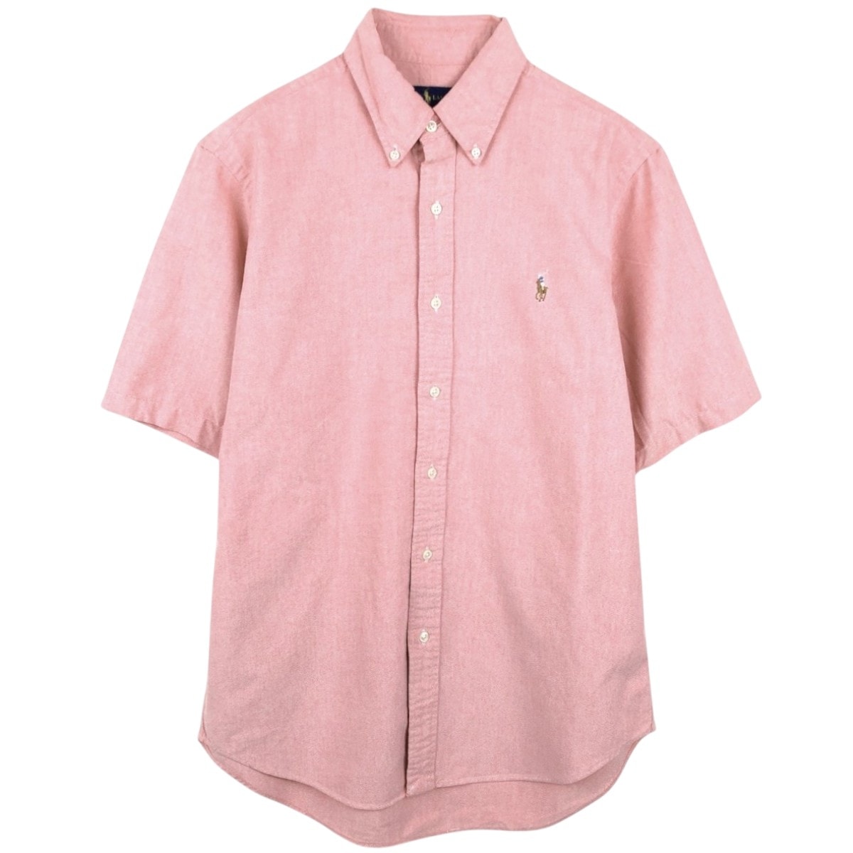 古着 ラルフローレン Ralph Lauren 半袖 ボタンダウンシャツ メンズM相当/eaa668668