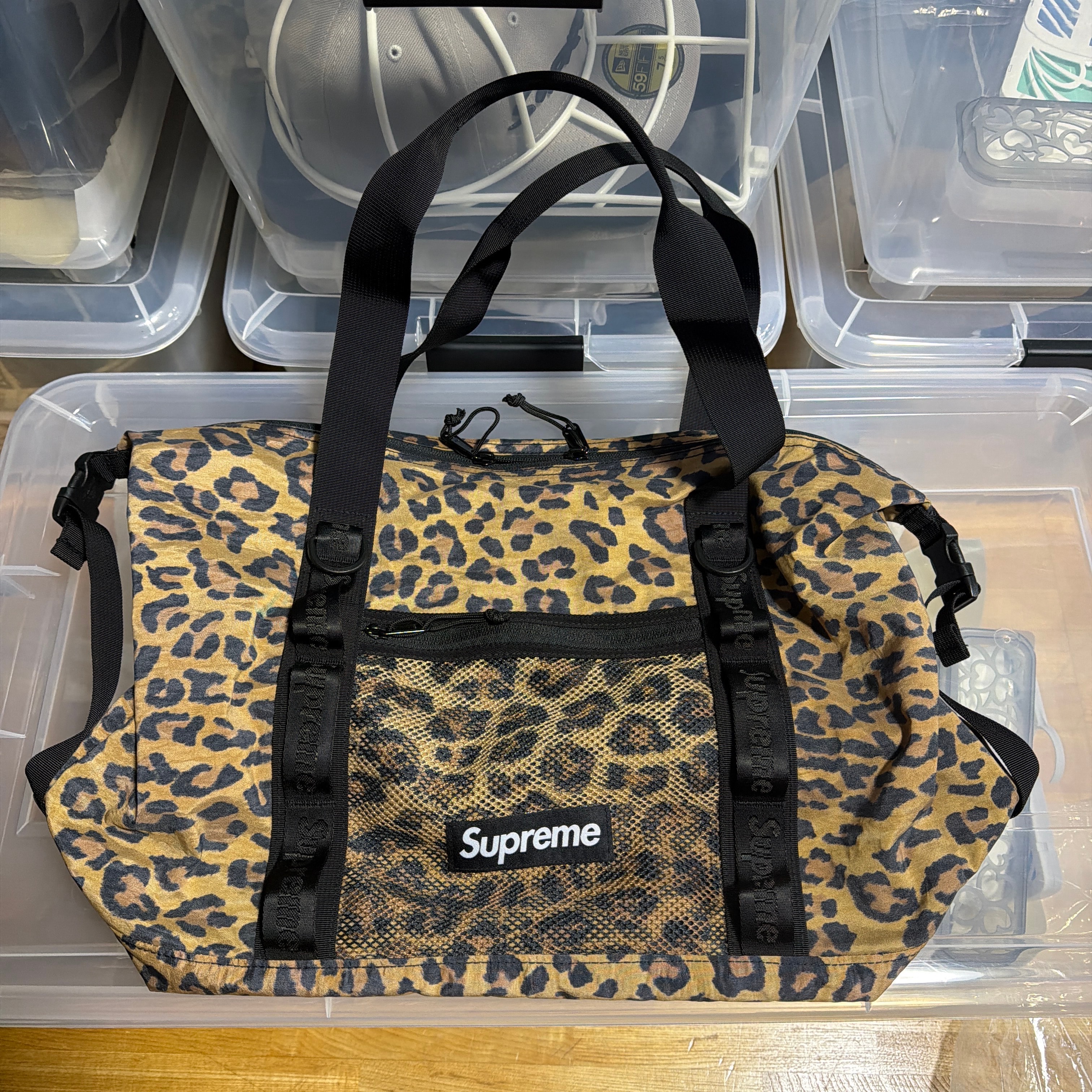 Supreme Zip Tote 25L "Leopard" (20FW)