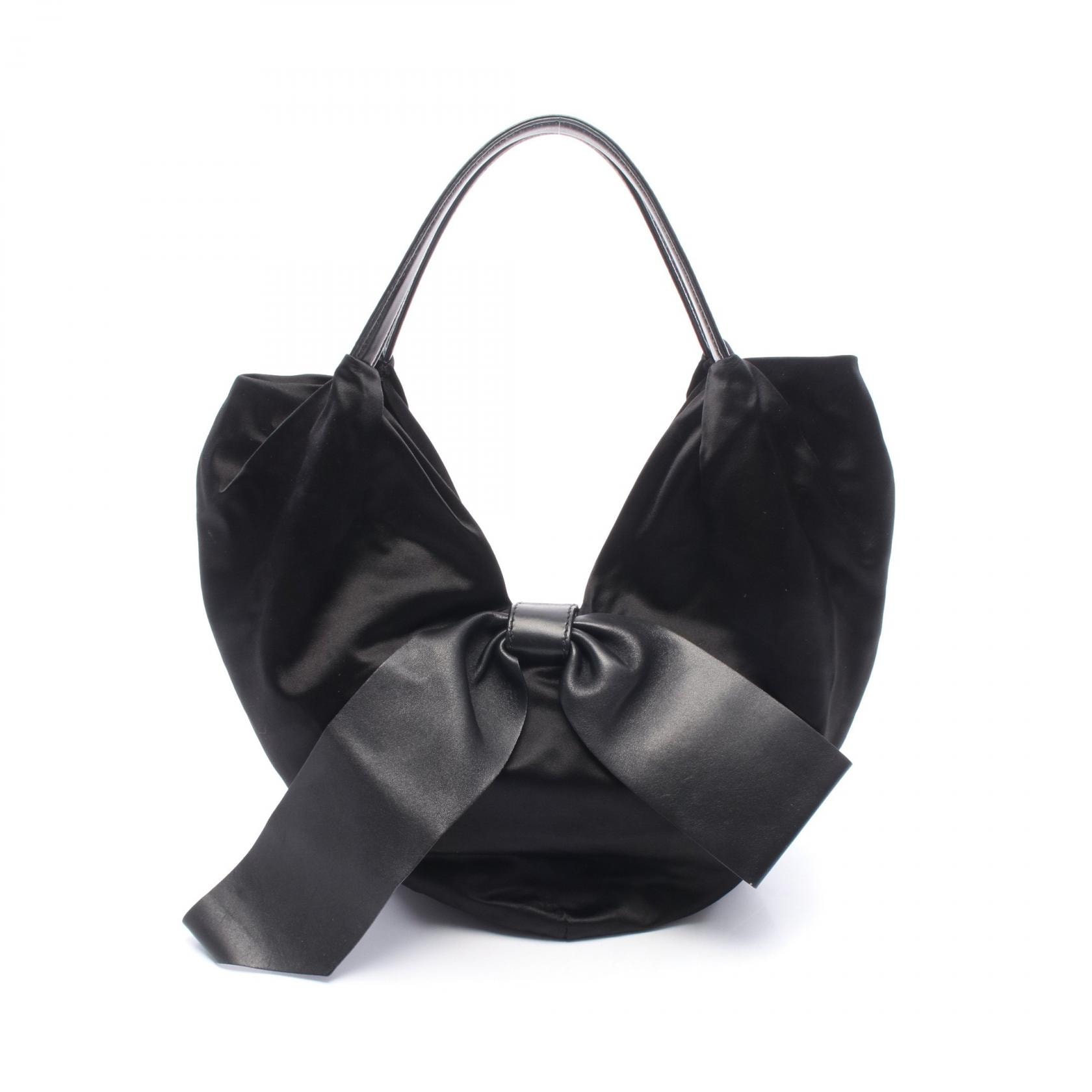 ヴァレンチノ Valentino ショルダーバッグ バッグ ナイロン レザー レディース ブラック系 【中古】